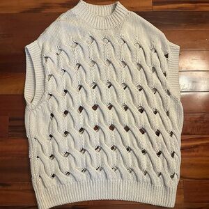 Anine Bing Cream Sweater Vest